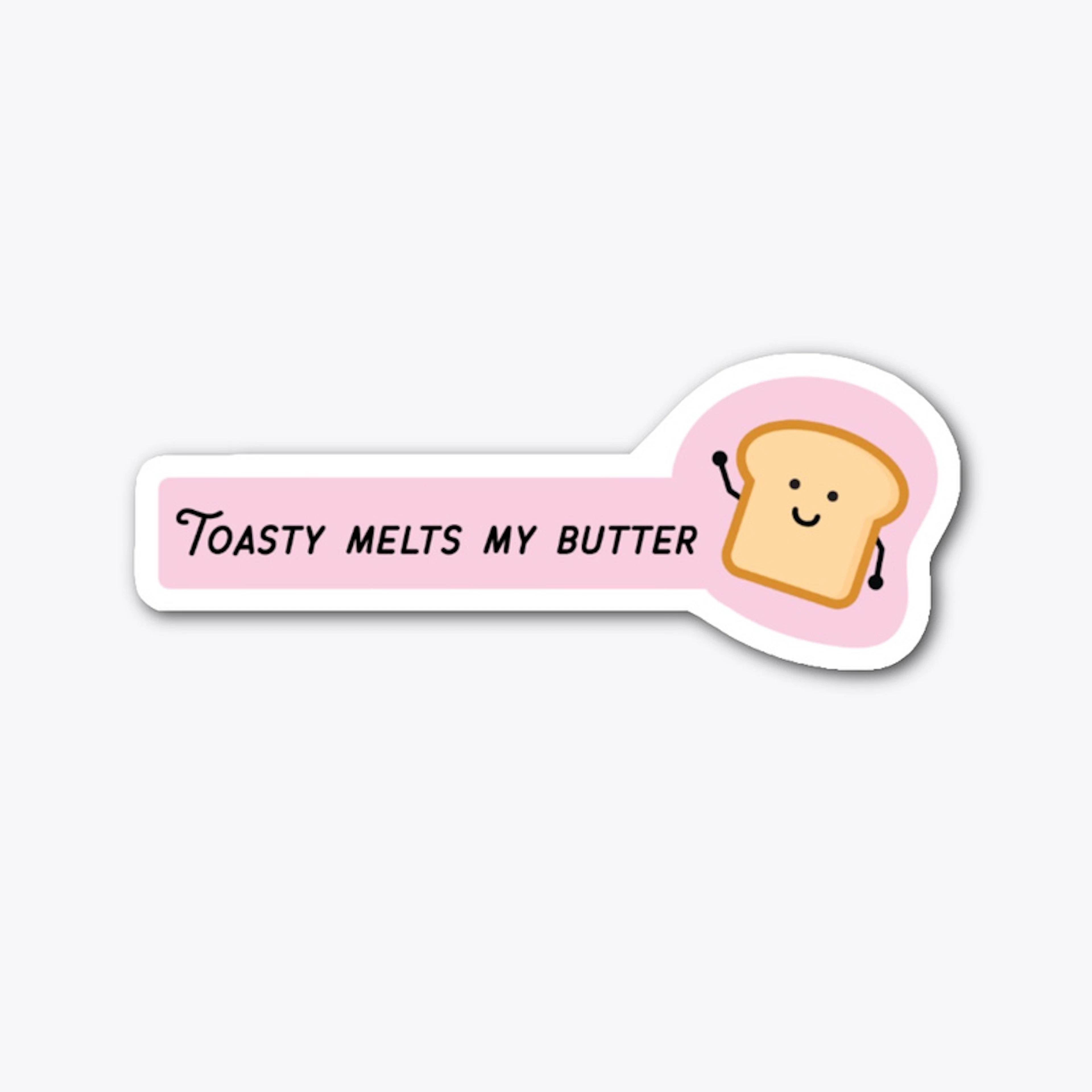 Toasty Sticker